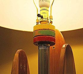 repurposed upcycled vintage water ski flashlight table lamp with sto, lighting, repurposing upcycling, Repurposed Upcycled Vintage Water Ski Flashlight Table Lamp with Storage by GadgetSponge com