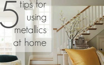  5 dicas para usar metalizados em casa