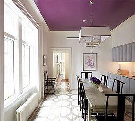To Paint Ceilings White OR To Not Paint Ceilings White -- that is the question. Like or Dislike?!