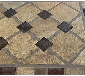 faux tile backsplash, diy, how to, kitchen backsplash, kitchen design, tiling, The grouting is easy and fun