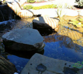 ecosystem pond ideas, go green, ponds water features, Ecosystem Fish Pond with Floating Rocks Mahwah NJ