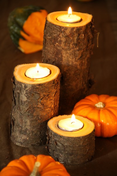 Easy Rustic Fall Candle Holder | Timeless Rustic Decor For Fall