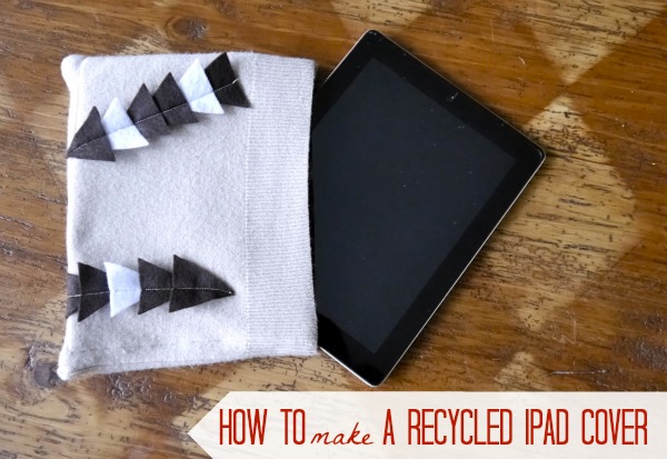up cycled ipad cover, crafts
