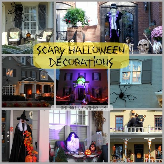 scary outdoor halloween decorations, halloween decorations, porches, seasonal holiday decor, Scary Halloween Porches on PorchIdeas com