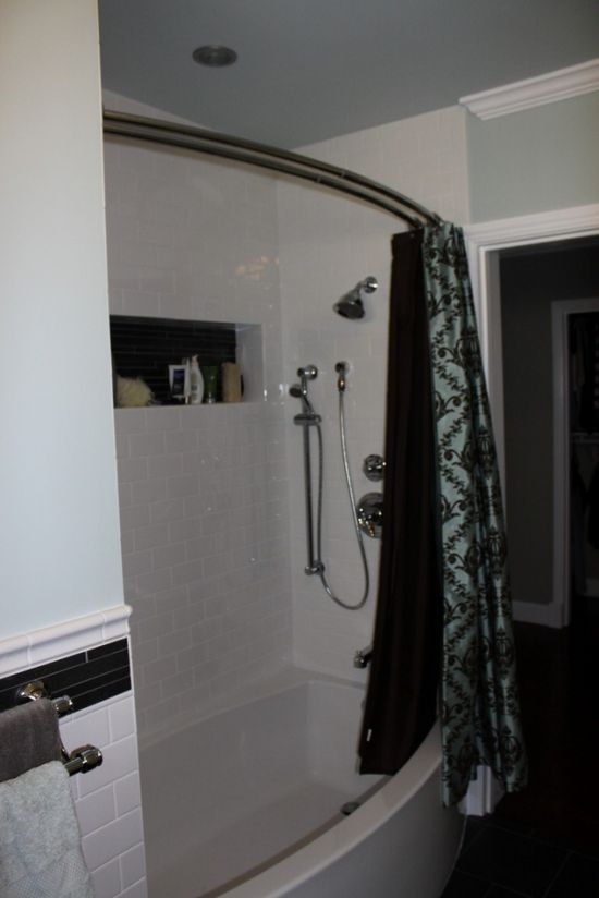 bathroom remodel, bathroom ideas, home improvement, I love the shower shelf an the way if echos the dimensions of the new window
