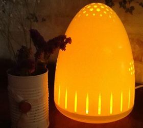 angry egg re purp, lighting, repurposing upcycling, See how pretty