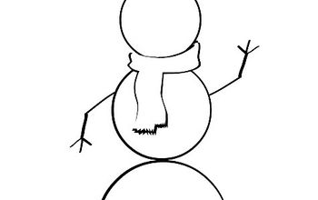 {printable} Snowman Coloring Page