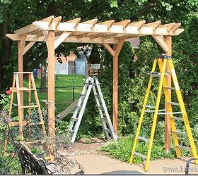 diy weekend pergola project, diy, outdoor living, woodworking projects, Your pergola is built