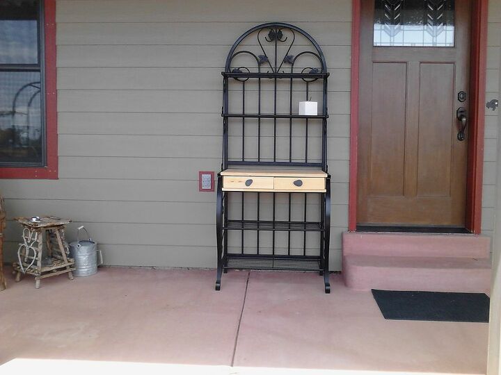 q baker s rack needs help, gardening, painted furniture, repurposing upcycling