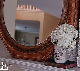 old clock to new mirror, home decor, repurposing upcycling