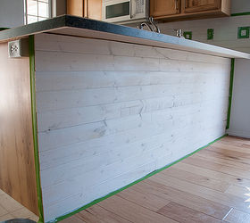 how to install and whitewash wood paneling, diy, how to, painting, woodworking projects
