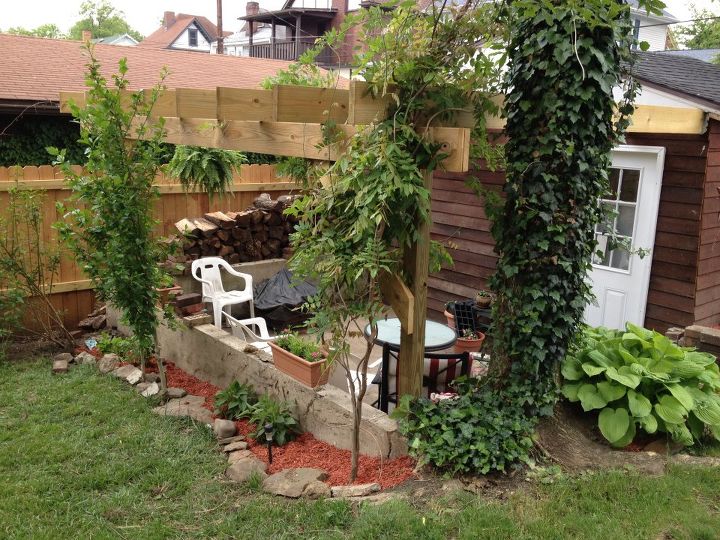 from dilapidated garage to the start of our english garden, decks, garages, gardening, outdoor living, Finished