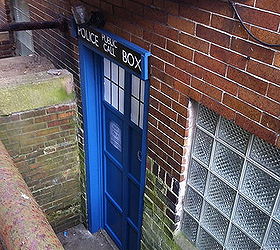 father s day gift for my geeky husband, doors, Doctor Who always parks his tardis in the most unusual places My husband LOVED IT So did his geek friends