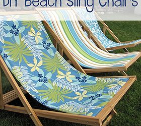 DIY Folding Sling Chairs Hometalk
