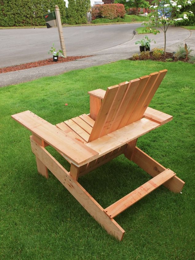 Easy, economical DIY Adirondack chairs: $10, 8 steps, 2 ...