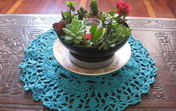 CENTER PIECE WITH SUCCULENTS