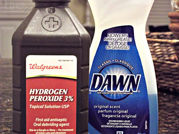 10 all natural cleaning prodcuts, cleaning tips, Hydrogen Peroxide makes a great carpet stain remover Dawn is great for lifting grease stains