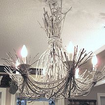 a quirky twiggy wire lampshade in seconds, crafts, repurposing upcycling, Here s another quirky take on lighting I have right in Hometalk I appear to love my twigs