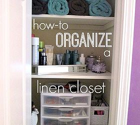 Cómo organizar un armario de ropa blanca