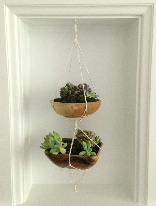 mini hanging planter, crafts, gardening, home decor, succulents