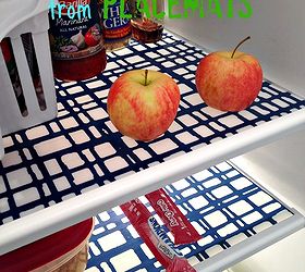 2 DIY Fridge Mats From Vinyl Placemats Hometalk