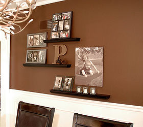 dining room gallery wall, home decor, paint colors, wall decor, Here s a look from another angle
