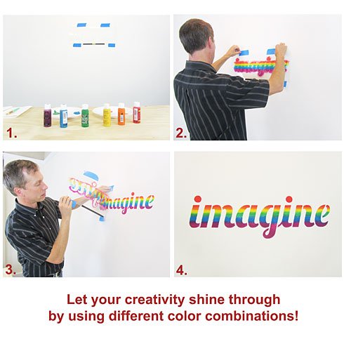video tutorial how to stencil the imagine wall stencil, diy, home decor, how to, painting, wall decor