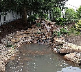 pond renovation rolling meadows il pond installed by gem ponds, home improvement, outdoor living, ponds water features, Project complete