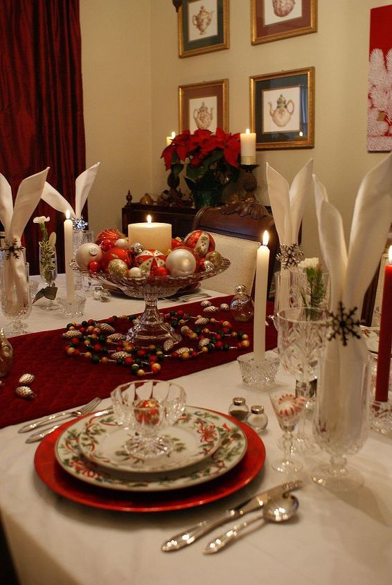 tablescapes during the holidays, christmas decorations, seasonal holiday decor, thanksgiving decorations, A Christmas Table