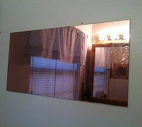 removing an old wall mirror, Old mirror removal