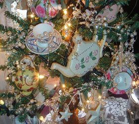 i love decorating our 1895 queen anne victorian for christmas with 12 trees, christmas decorations, seasonal holiday decor, wreaths, Ornaments on kitchen tree