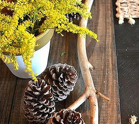 fall home tour, flowers, gardening, seasonal holiday d cor, wreaths, Dining table centerpiece