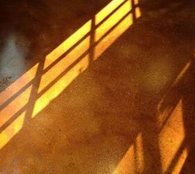 featured photos, Closeup of stained concrete with sunlight