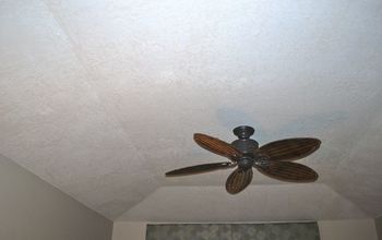 DYI Removal of Popcorn Ceiling With a New Knock Down Finish!