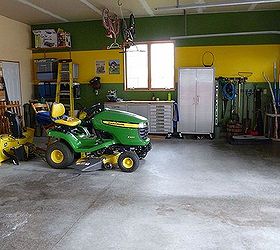 garage makeover from trash to treasure, cleaning tips, garages, This is the finished project We have so much space to move around in now