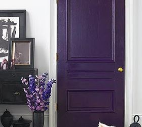 seductive and deep shades of purple from soft lilacs to regal amethys, home decor, Purple Fixtures How about a purple door