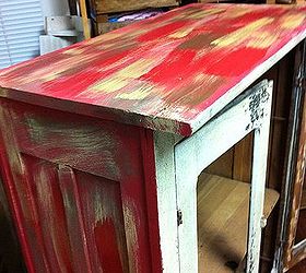 vintage cabinet re doodle do, painted furniture, repurposing upcycling, rustic furniture