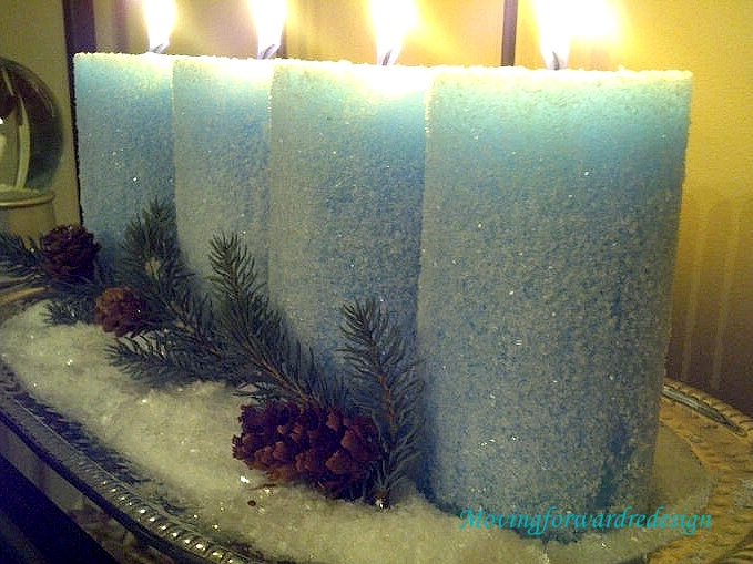 diy sparkly candles, seasonal holiday d cor