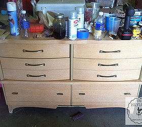 from retro to simply darling mid century dresser update, painted furniture