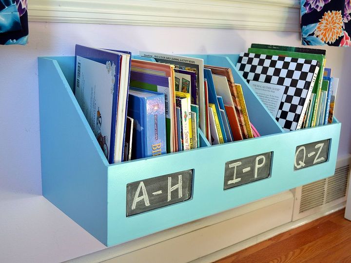 organizer turned kids bookshelf, storage ideas
