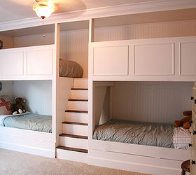boys bunk beds, bedroom ideas, painted furniture, woodworking projects, After all it s was all done