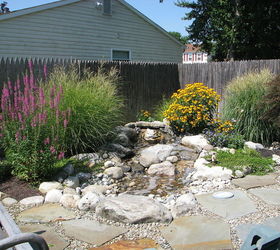 relaxing aquascape pondless waterfall installed in marlton nj, gardening, ponds water features, Pondless Waterfall Marlton NJ