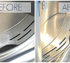 how to clean stainless steel, cleaning tips, For the hard water stain on the dispenser I gave it two rounds of soaking The first time I sprayed and let it rest for a minute then wiped away the first layer with a cloth The next round I used a non abrasive pad and it was GONE