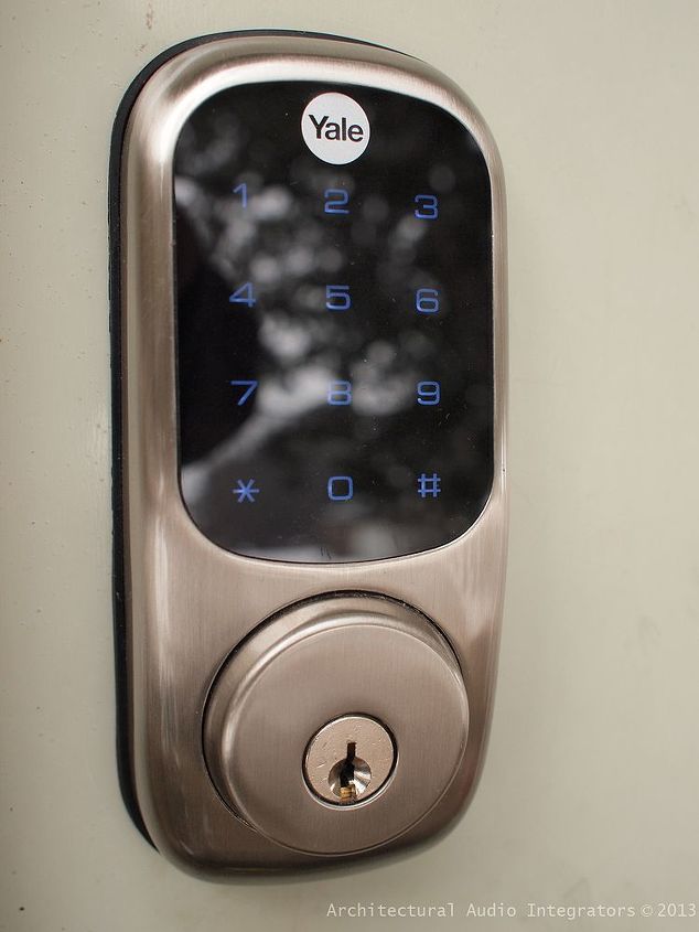 home security with home control systems, home security, Z Wave Lock
