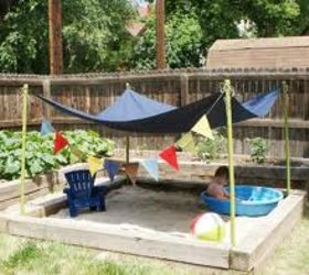 backyard retreats, Sand Play area with a cover and pool Kids will have hours of fun