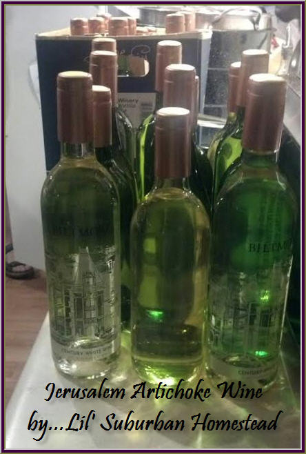 diy jerusalem artichoke wine, homesteading, repurposing upcycling, We use repurposed bottles for this project to help out on our savings Removing the labels is labor intensive though