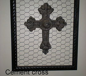 old frame and chicken wire art, crafts, repurposing upcycling