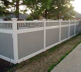 reclaim your backyard with a privacy fence, Vinyl Privacy Fence via Future Outdoors