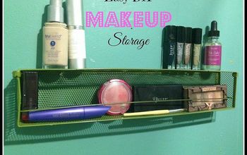 Easy DIY Makeup Storage