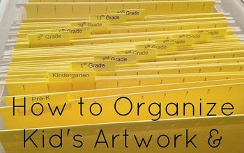 Organizing Kids' Artwork and School Papers